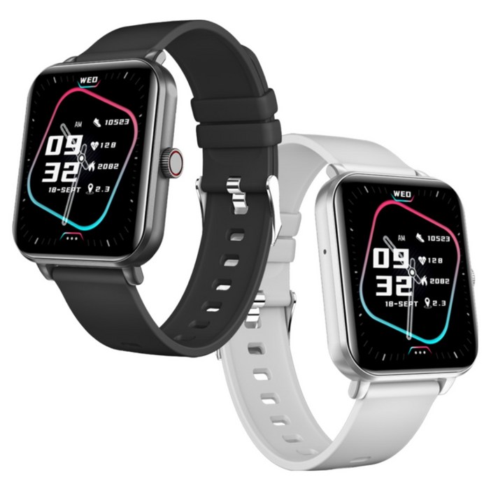 디즈먼트 스마트워치 DizSW01, GPS  블루투스, 5cm, 블랙