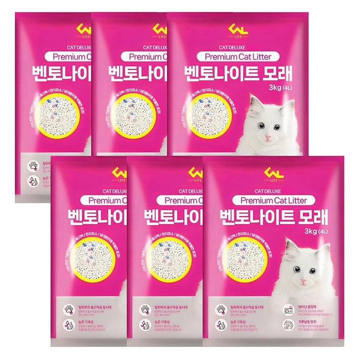 씨엔앨 디럭스 프리미엄 캣 리터 벤토나이트 모래