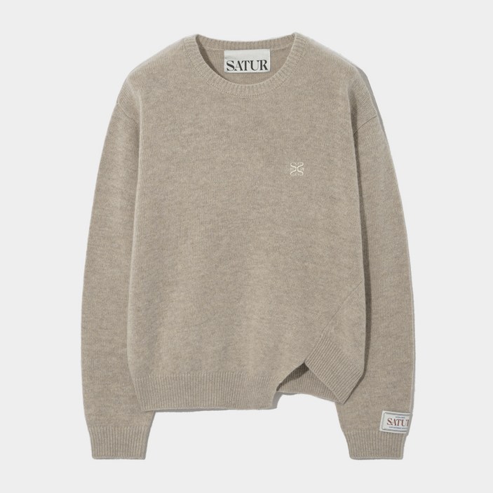 세터 남녀공용 더블린 언발란스 캐시미어 블렌드 니트