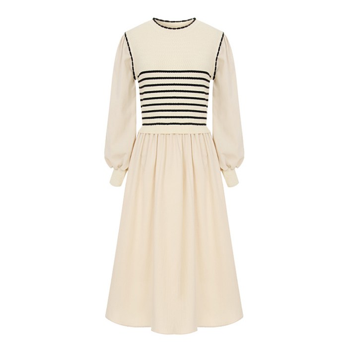 페이지플린 ST 니트 플레어 원피스 P4COP012C