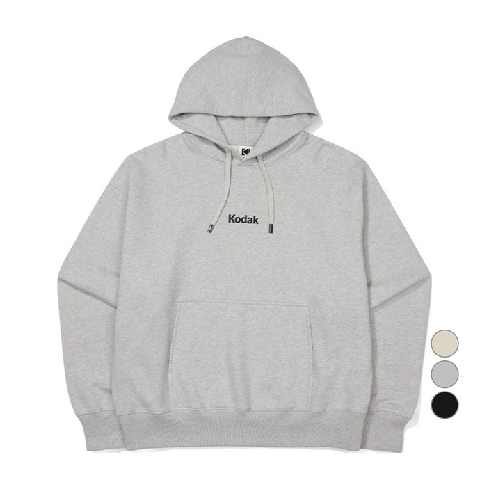 코닥어패럴 남녀공용 에센셜 코다럭스 후드티셔츠