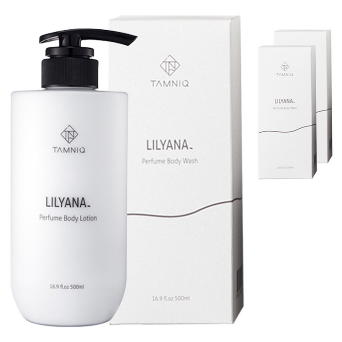 탐니크 퍼퓸 고보습 바디로션 릴리아나, 3개, 500ml