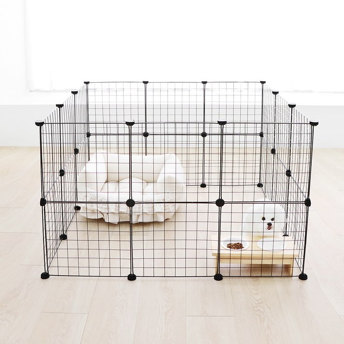 펫초이스 강아지 울타리 24p 세트, 단일 색상, 1세트