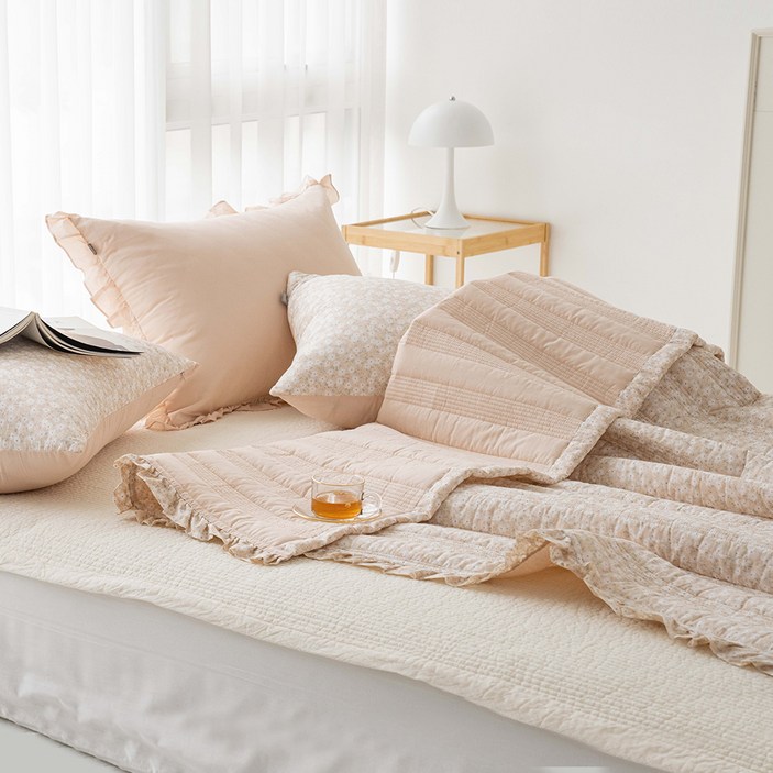 올리비아데코 네쥬 60수 순면 간절기 누비이불