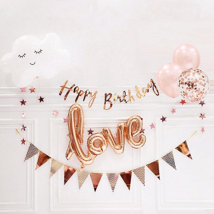 올리브파티 생일파티 용품 구름 홈파티세트