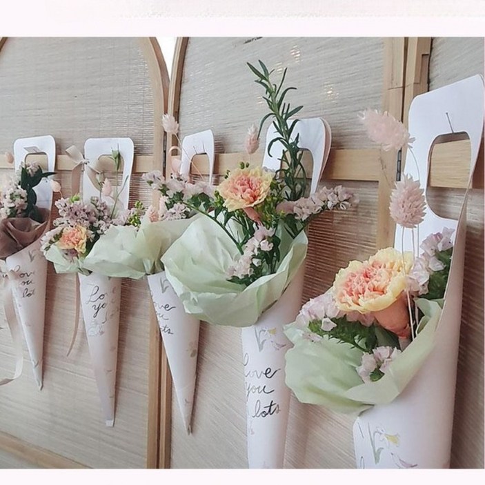 행잉 꽃다발 생화 가공화 기념일 생일 졸업식 축하 선물