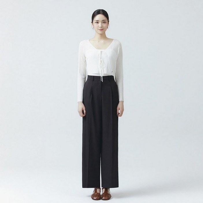 잇미샤 24 S/S 핀턱 스트레이트 팬츠 ITO5ZPT300