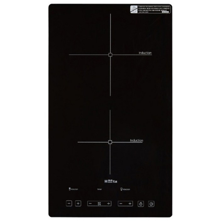 하츠 2구 빌트인 인덕션 전기레인지 자가설치 IH-232S, IH-232S (자가설치)