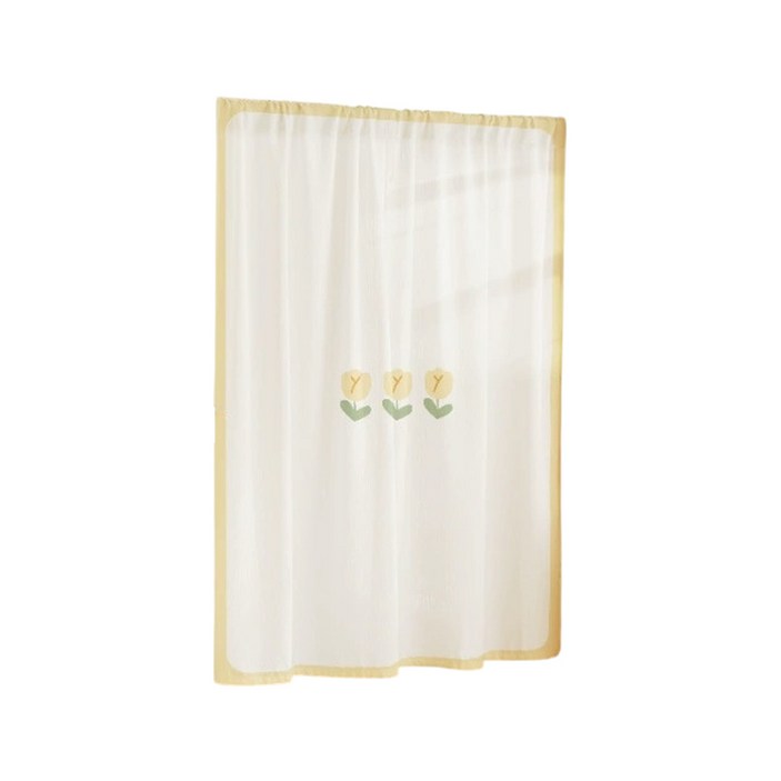 브로상회 방문 가리개 커튼봉 세트