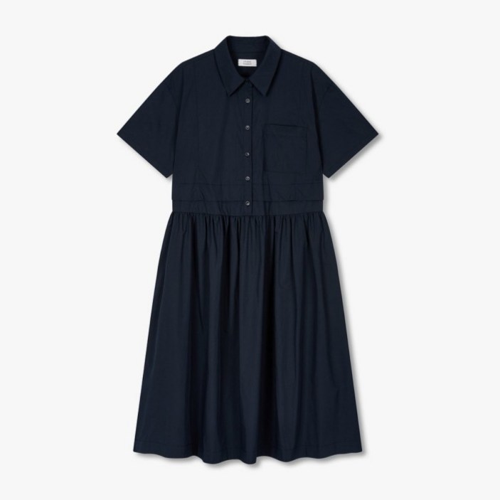 스튜디오톰보이 톰보이반팔셔츠형 플레어 원피스 9105341187.EL 207644