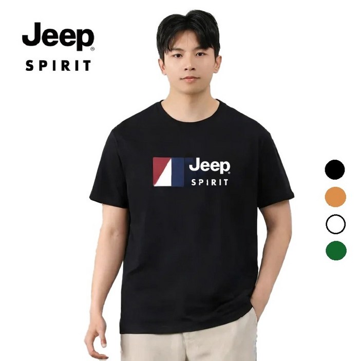 JEEP spirit 지프스피릿 반팔티셔츠 남성 여성 남자 여자 반팔티 면 T20219 JEEP spirit 지프스피릿 반팔티셔츠 남성 여성 남자 여자 반팔티 면 T20219