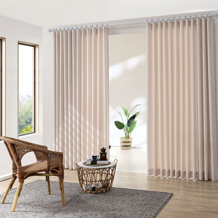 아로아 국내제작 혜미커튼 높이맞춤가능 형상기억 자석끈증정 거실 안방 최고급 호텔식 세련된 색상 사계절커텐