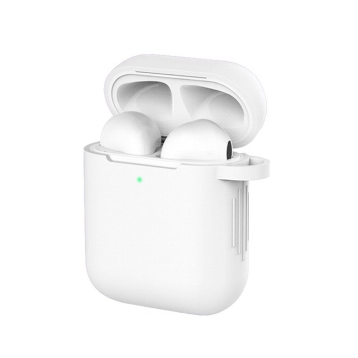 에어팟 케이스 보호 홀더 애플 에어팟 1 2 이어폰 케이스, 소프트 실리콘 커버 무선 블루투스 헤드폰 보호