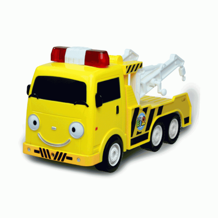 꼬마버스 타요 중장비 장난감 토토 작동완구 트럭 견인차 크레인 자동차, 1개, 타요 리틀 토토