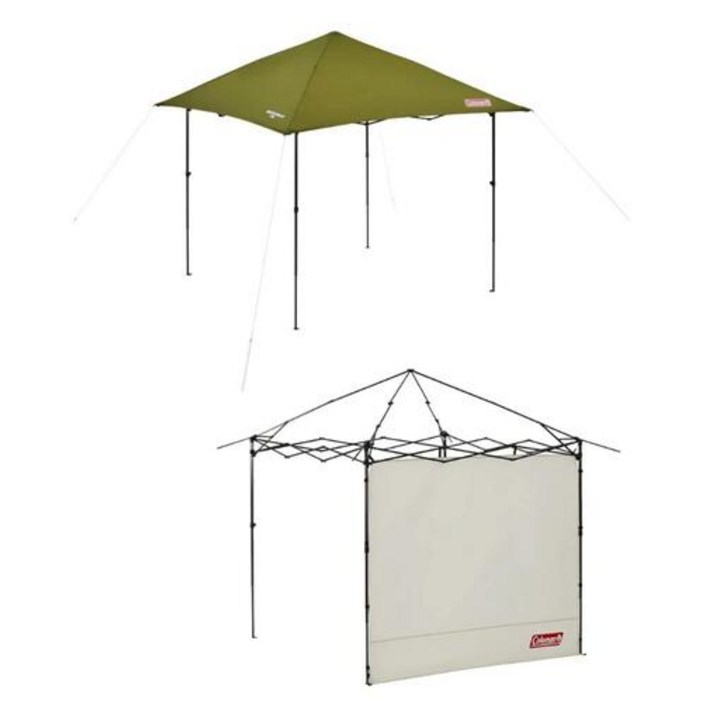 콜맨(Coleman) 아웃도어 캠핑 원터치 타프 0000972464set