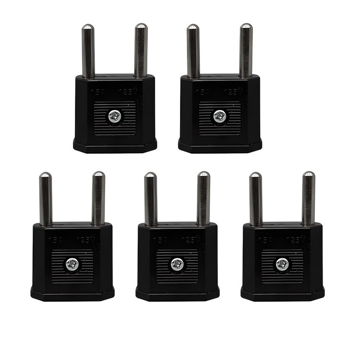 220V 돼지코 5개입 반대어댑터 KS인증