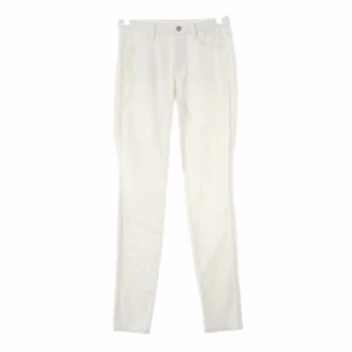 7504 유니클로 화이트 면혼방 레깅스팬츠 [M]