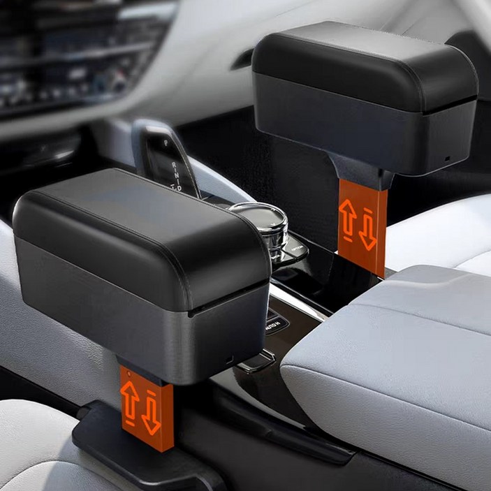 하루꿈 차량용 팔걸이쿠션 현대 키아 팔꿈치쿠션 틈새 수납 자동차 컵홀더