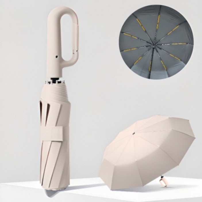 시엘로 튼튼한 3단 자동 우산 초대형 접이식 우산 자외선차단 암막 우양산