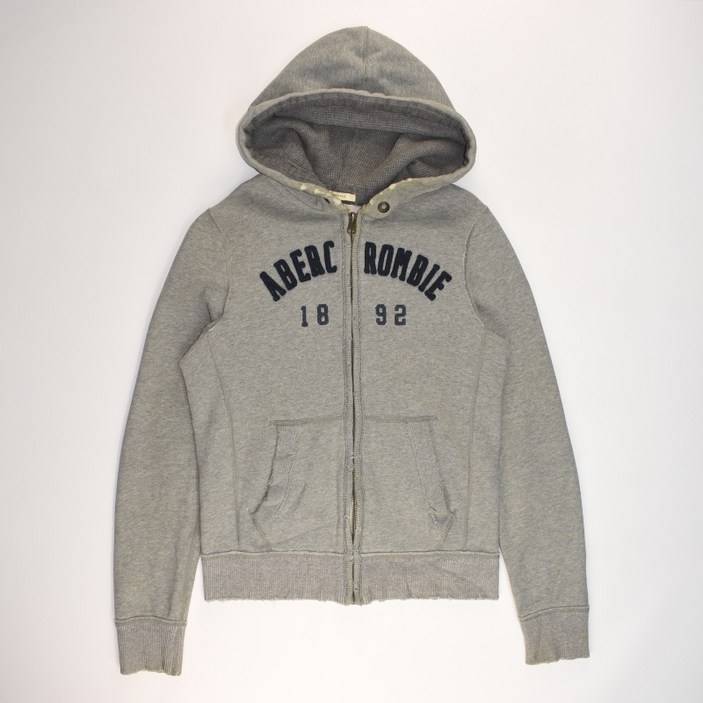 아베크롬비 그레이 면 빈티지기모 후드티셔츠 S 남성 MJP3007 자바구제창고