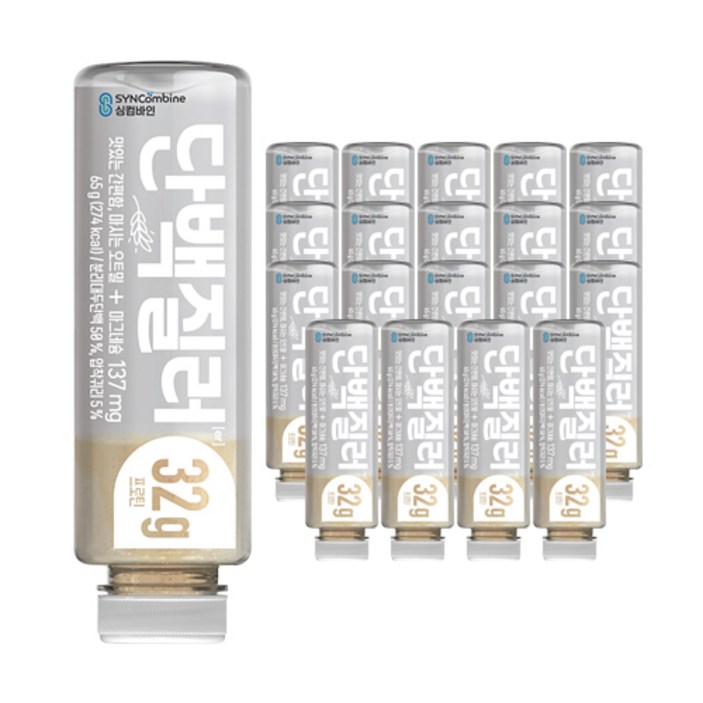 PET 싱컴바인 단백질러 단백질 32g 마그네슘 137mg 아침 식사대용 선식 곡물 쉐이크, 65g, 120개