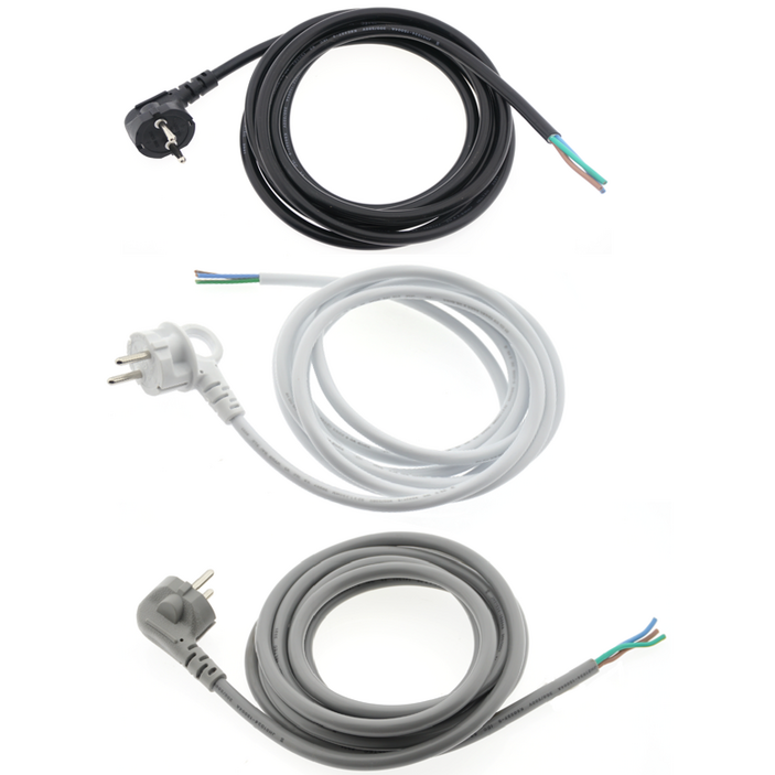 LED앤샵 전기코드선 전선 전기선 접지케이블 전원코드선 전선코드 1.5SQX3C (3M,5M) 220V 전기코드 파워코드 전원선 측면접지선 코드선 백색,회색