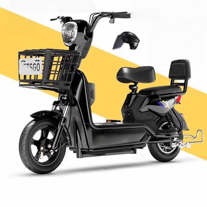 MMALL 오토바이 전기오토바이 전동스쿠터 전기바이크 전동 오토바이 전기 스쿠터, 화이트, 12ah