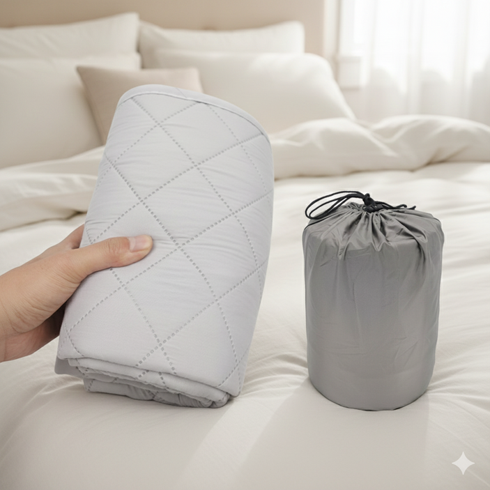 폴드래블 여행용 전기장판 프리볼트 컴팩트 캠핑 탄소 휴대용 전기매트 110V 겸용 1인용 미니 싱글