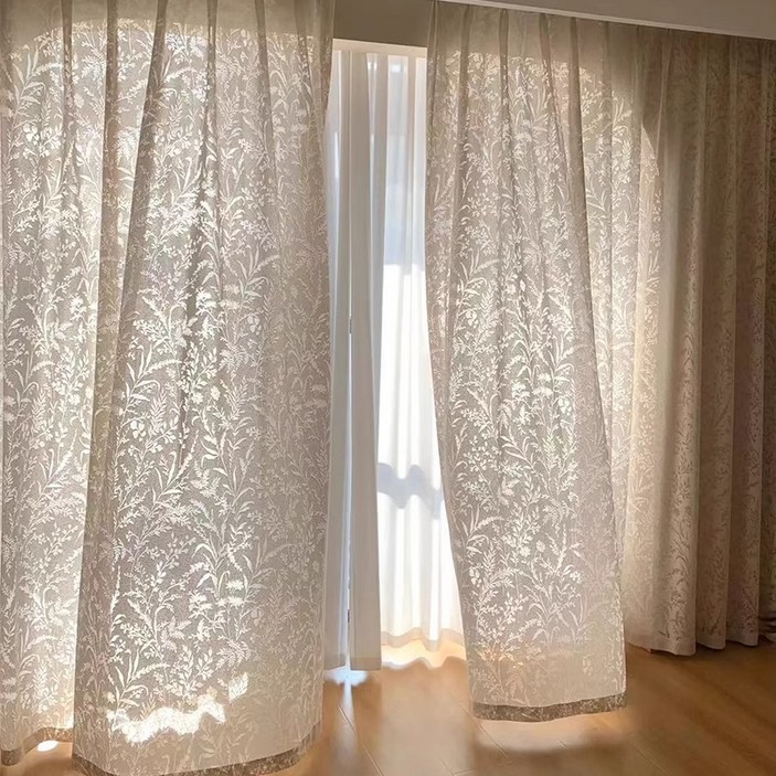 아일렛형 11 고급 트리 레이스 커튼 거실 커텐