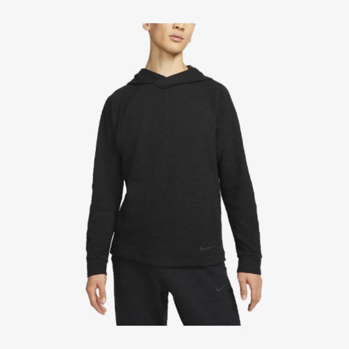 나이키 남성 요가 드라이 핏 풀오버 후디 블랙