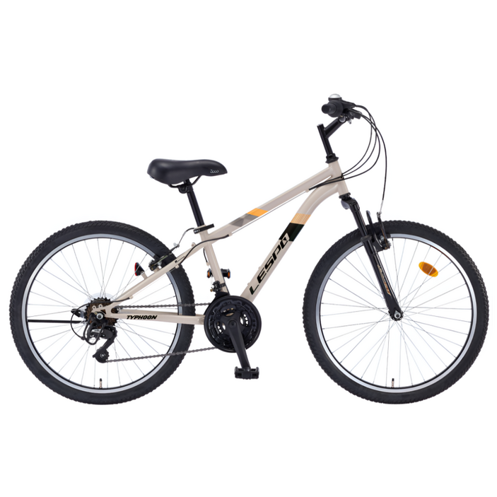2025 삼천리 레스포 24 태풍SF 자전거 초등학생 중학생 주니어 입문용 MTB자전거, 1개, 159cm, 베이지 (99% 조립)