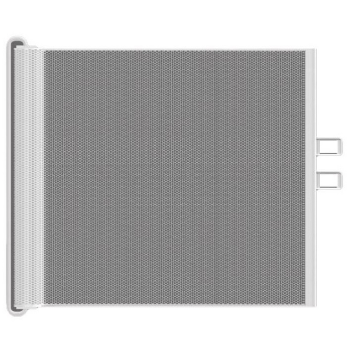 원스 반려동물 메쉬 슬라이딩 길이조절 반자동 가림막 안전문, 1개, 화이트