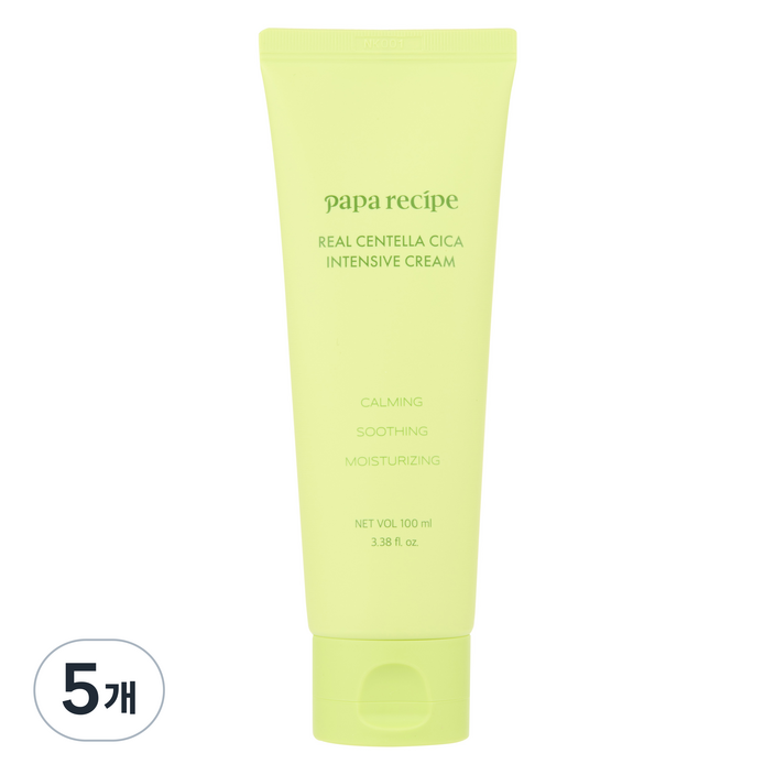 파파레서피 리얼 센텔라 시카 인텐시브 크림, 5개, 100ml