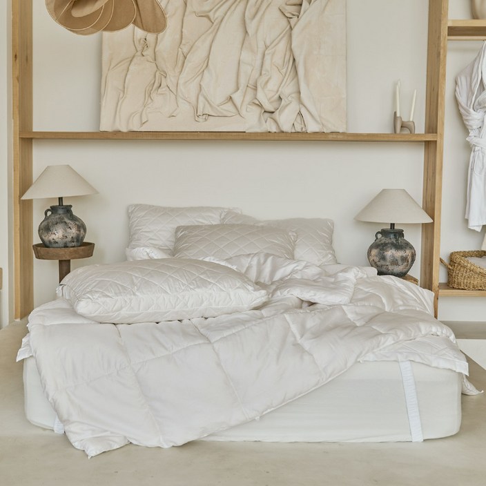 라뽐므 라울 호주산 양모 60수 호텔이불, 비터콜드 화이트