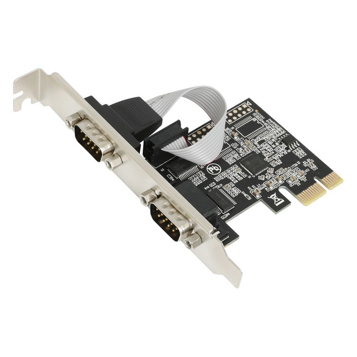 넥시 RS232 2포트 PCIExpress 카드 NXRS232EX2P NX1328, NXRS232EX2P NX1328, 1개 넥시 RS232 2포트 PCIExpress 카드 NXRS232EX2P NX1328, NXRS232EX2P NX1328, 1개