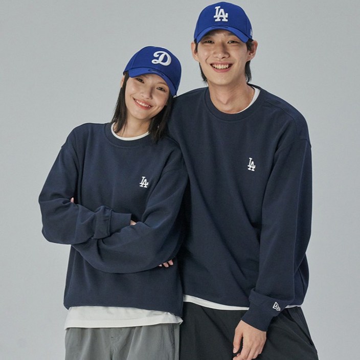 뉴에라 남녀공용 MLB 스몰로고 샌프란시스코 자이언츠 맨투맨 1488156