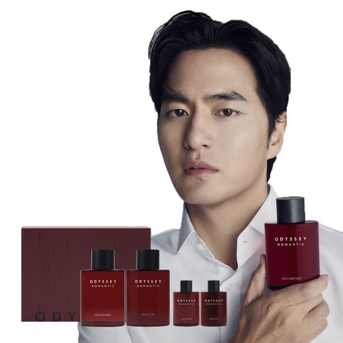 NEW 오딧세이 로맨틱 스페셜 스킨 130ml, 로션 130ml 2종 세트