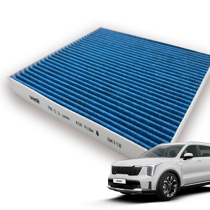 다보니 PM0.3 블루 활성탄 자동차 에어컨 필터