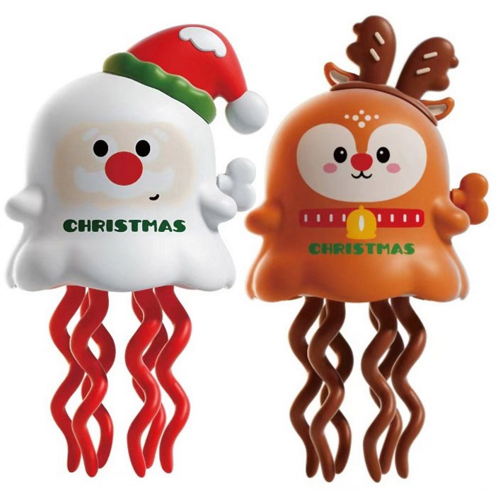 MDC 크리스마스 파티 춤추는 산타,루돌프 (2종) 세트 태엽 / Christmas party set