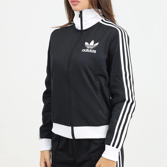 아디다스 여성 져지 베켄바우어 트랙탑 블랙 화이트