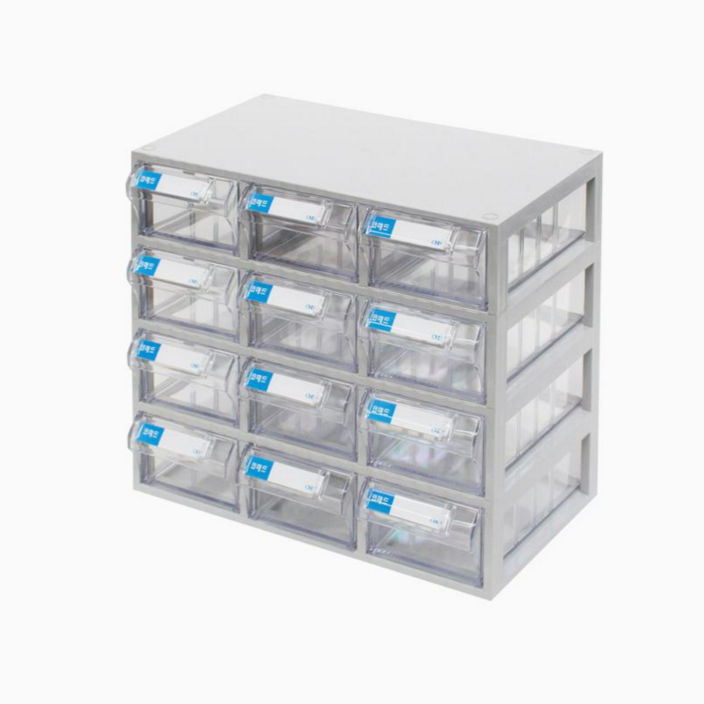 코메드 CMD505 멀티박스 12칸 투명서랍장