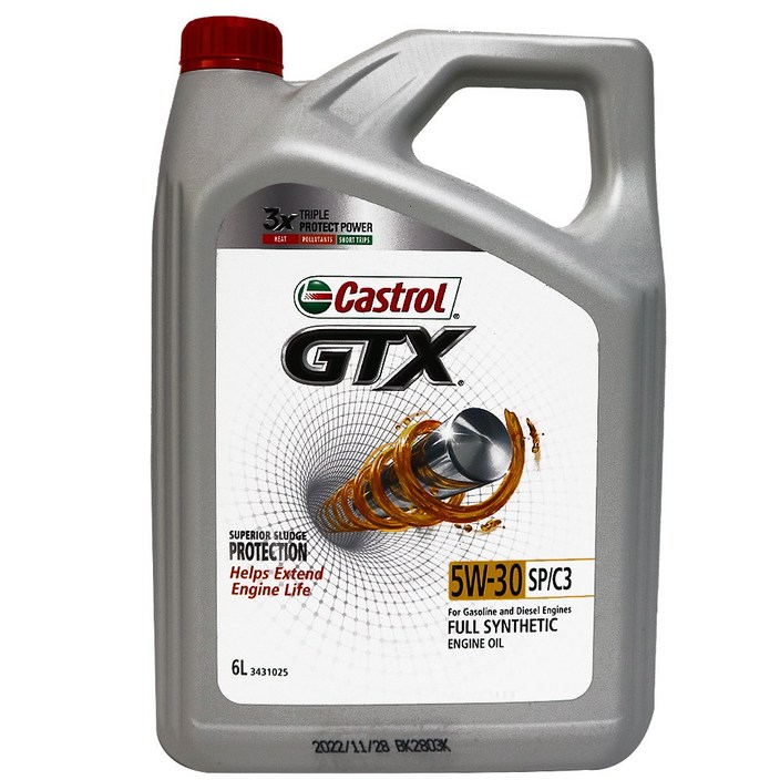 캐스트롤 GTX SP C3 5W30 6L 디젤 엔진오일 캐스트롤 GTX SP C3 5W30 6L 디젤 엔진오일