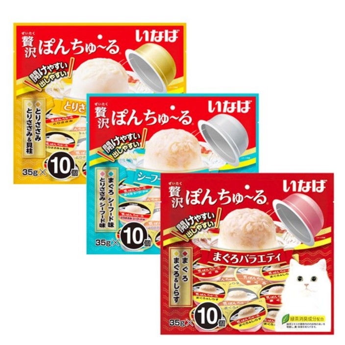 이나바 챠오퐁 퐁츄르 대용량 버라이어티팩 3팩 6가지맛