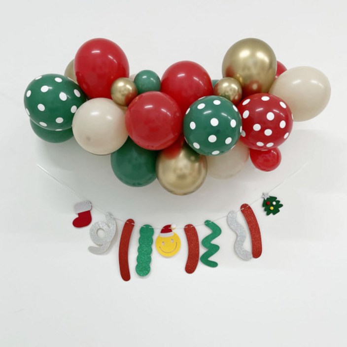 크리스마스 벌룬클라우드 DIY 풍선 세트 셀프 홈파티