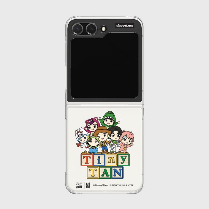 TinyTAN as ToyStoryearpearp All TogetherZ flip Clear Case