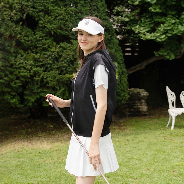 아델라이크 빅사이즈 여성골프웨어 레터링 포인트골프조끼 당일발송 쿨링 여름 여성 파크골프옷 빅사이즈 여성골프조끼 88사이즈 여성 골프웨어 파크골프 빅사이즈여성의류 골프연습장룩