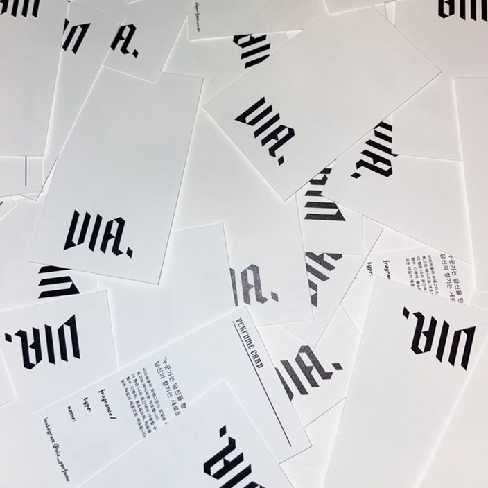 탐 다오 니치향수 시향지 비아퍼퓸