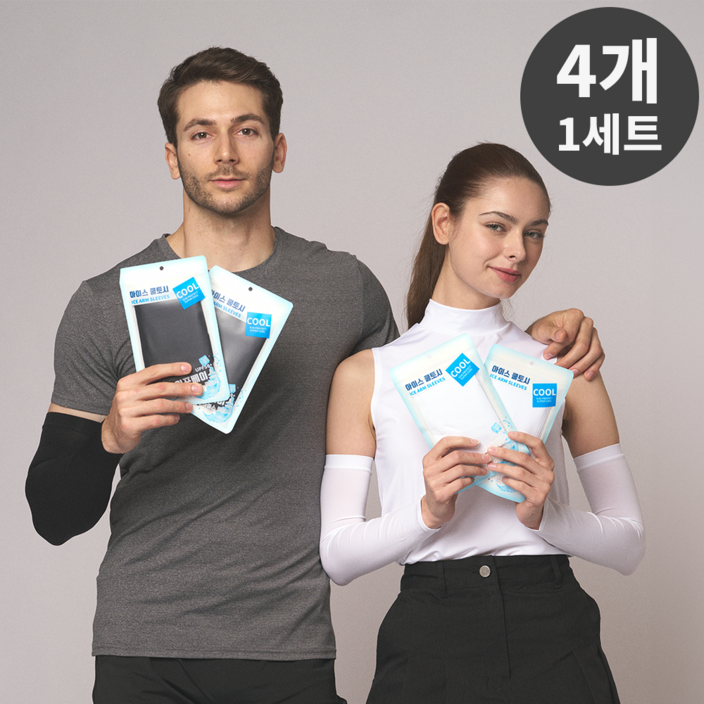 라이프베이스 아이스 쿨토시 UV 99.9 자외선 차단 팔토시 선물 세트, 혼합, 1개