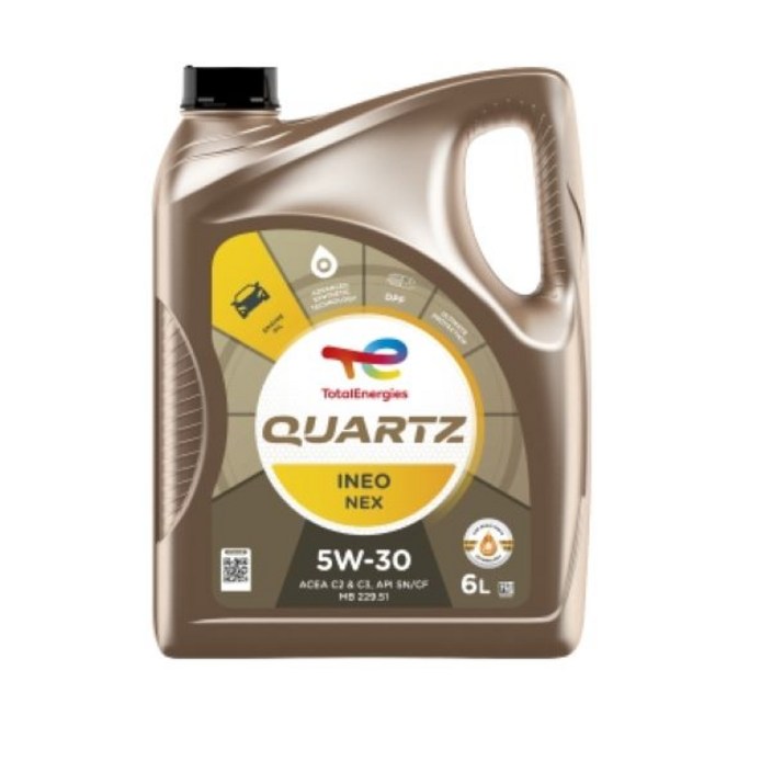 토탈 쿼츠 이네오 넥스 5W-40_1L 합성엔진오일, 1개