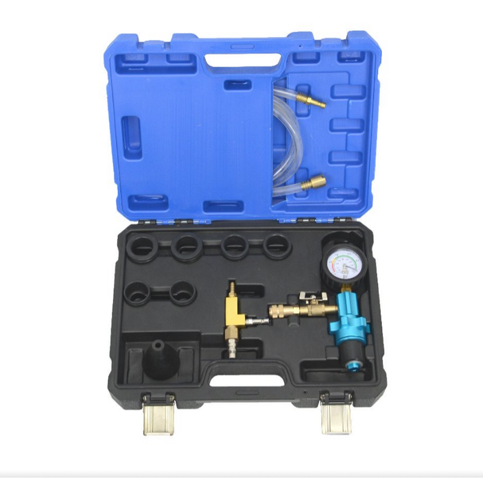 Kuntech 15종 세트 자동차 라디에이터 냉각수 진공 압력 주입기는 냉각수 교체 시간을 크게 단축시켜 주며, 교체 가능한 고무 헤드로 다양한 차종에 적용 가능합니다., 1개, KT6153A-블루 블랙